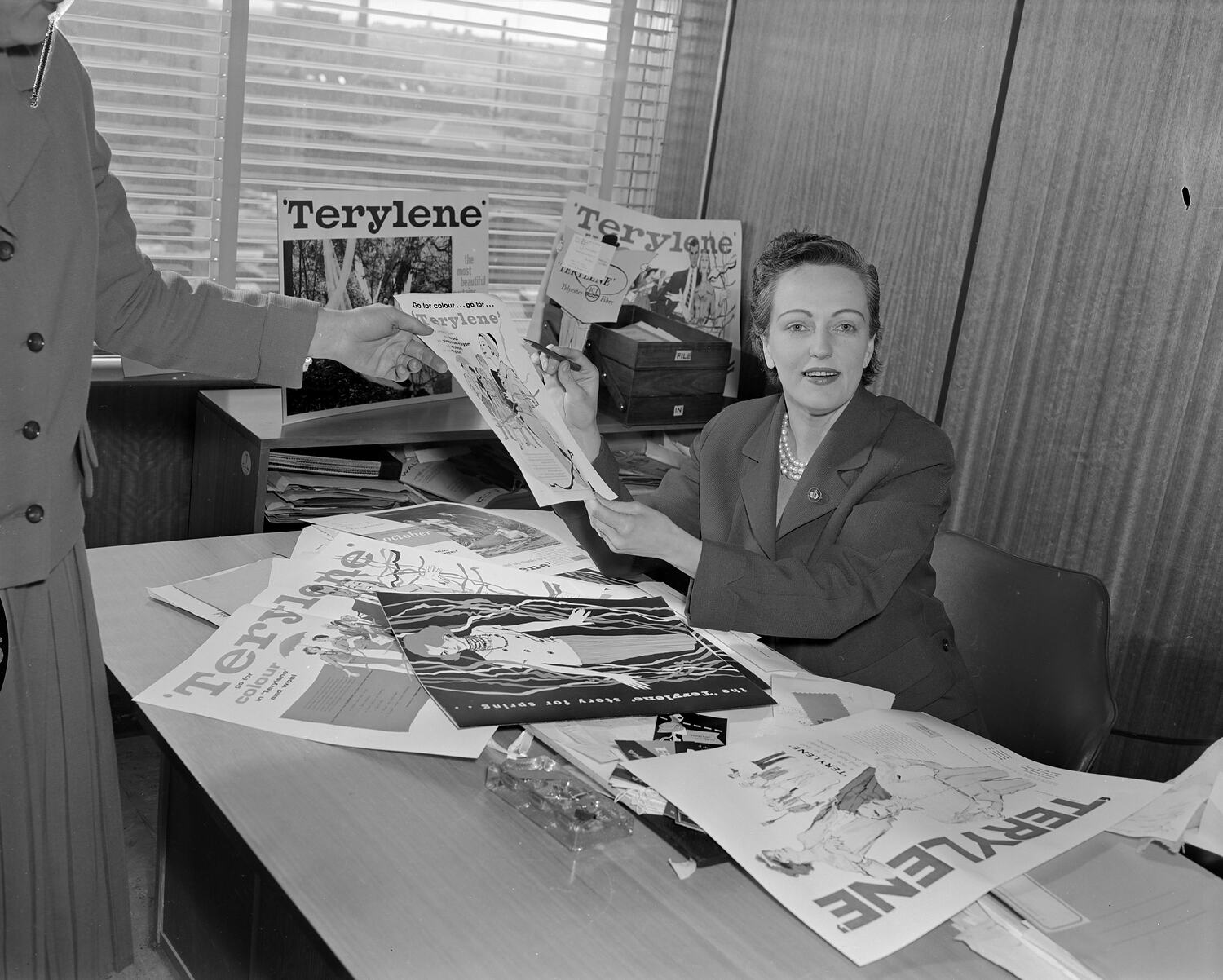 Negative Imperial Chemical Industries, Portrait of Miss Sanders