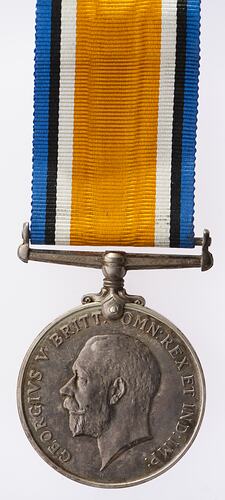 Medal - British War Medal, Great Britain, Sergeant George Foster, 1914-1920 - Obverse