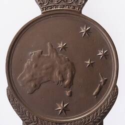 Medal - Anzac Commemorative Medallion, Australia, Colonel Joseph Rex Hall, 1967 - Reverse