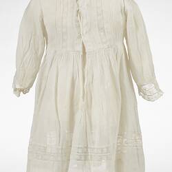 Dress - Infant's, White Muslin, circa 1900-1915