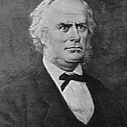Copy Negative - Portrait of James Harrison, Inventor & Newspaper Proprietor, Geelong, Victoria (1816-1893)