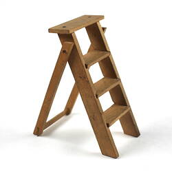 Ladder - Wooden, McArthur Family Doll's House, circa 1920s-1950s