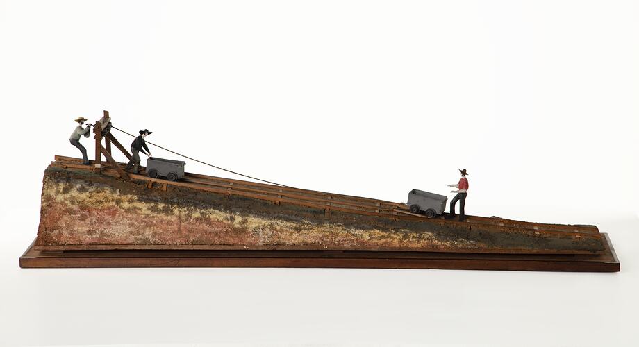 Tramway Model - Inclined Self Acting, Carl Nordstrom, 1858