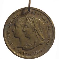 Medal - Diamond Jubilee of Queen Victoria, Celebration, Australia, 1897