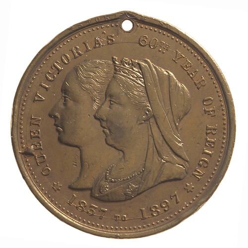 Medal - Diamond Jubilee of Queen Victoria, Celebration, Australia, 1897
