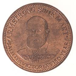Medal - Armstrong Shoe Mart, Frankston, Victoria, Australia, 1984