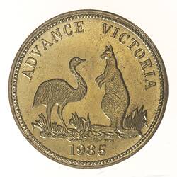 Medal - Armstrong Shoe Mart, Frankston, Victoria, Australia, 1985
