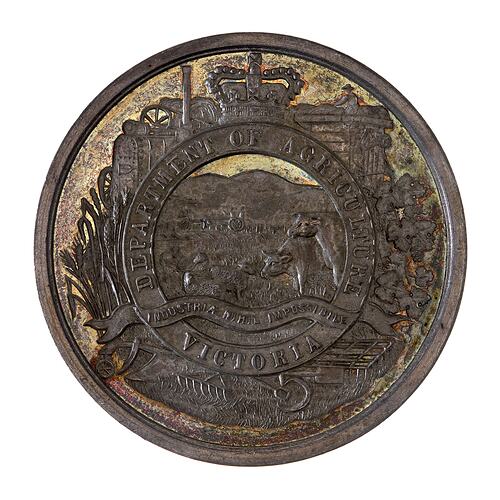 Medal - Royal Agricultural Society of Victoria, Champion Prize of Australia, 1897 AD