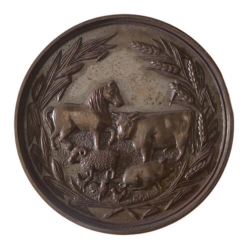 Medal - Eastern Downs Horticultural and Agricultural Association Prize, c. 1880