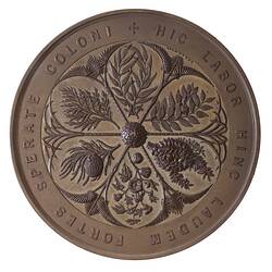 Medal - Brisbane Exhibition of Colonial Products, 1866 AD