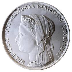 Medal - Melbourne International Exhibition, Prize Pattern, Victoria, Australia, 1880
