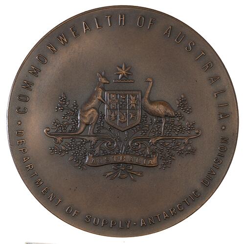 Medal - Antarctic Research Expeditions, Department of Supply, c. 1977 AD