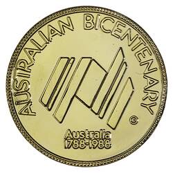 Medal - Australian Bicentenary, Federation 1901, 1988 AD