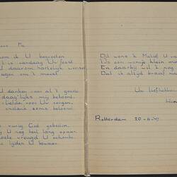 Poem - 'Lieve Ma', Hendrika Perdon, The Netherlands, 20 Jun 1947