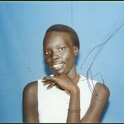 Digital Photograph - Nyadol Nyuon, Half Portrait, Kakuma Refugee Camp, Kenya, circa 2003