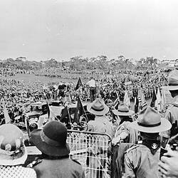 Negative - World Scout Jamboree Ceremony, Frankston, Victoria, 1935
