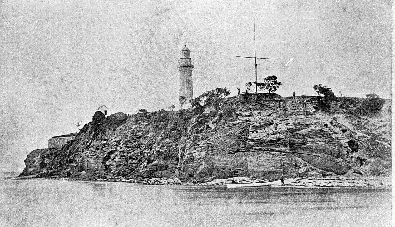 Negative - Lighthouse, Queenscliff, Victoria, circa 1875