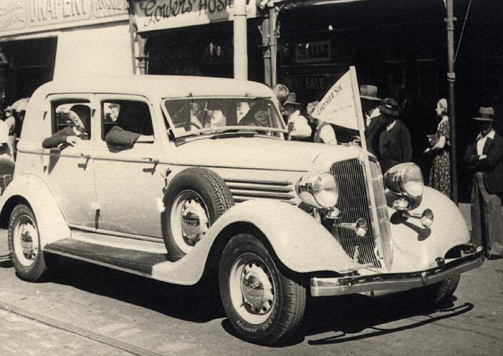 Photograph - Car, Chrysler Six, Ballarat, 1935