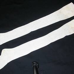 Stockings - White Lisle, 1910-1930