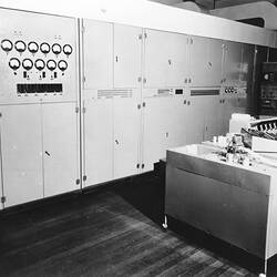 Photograph - CSIRAC Computer, Ron Bowles at Console, circa 1957