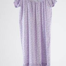 Nightdress - Branch Central Clothing, Mauve, Floral, circa 1980