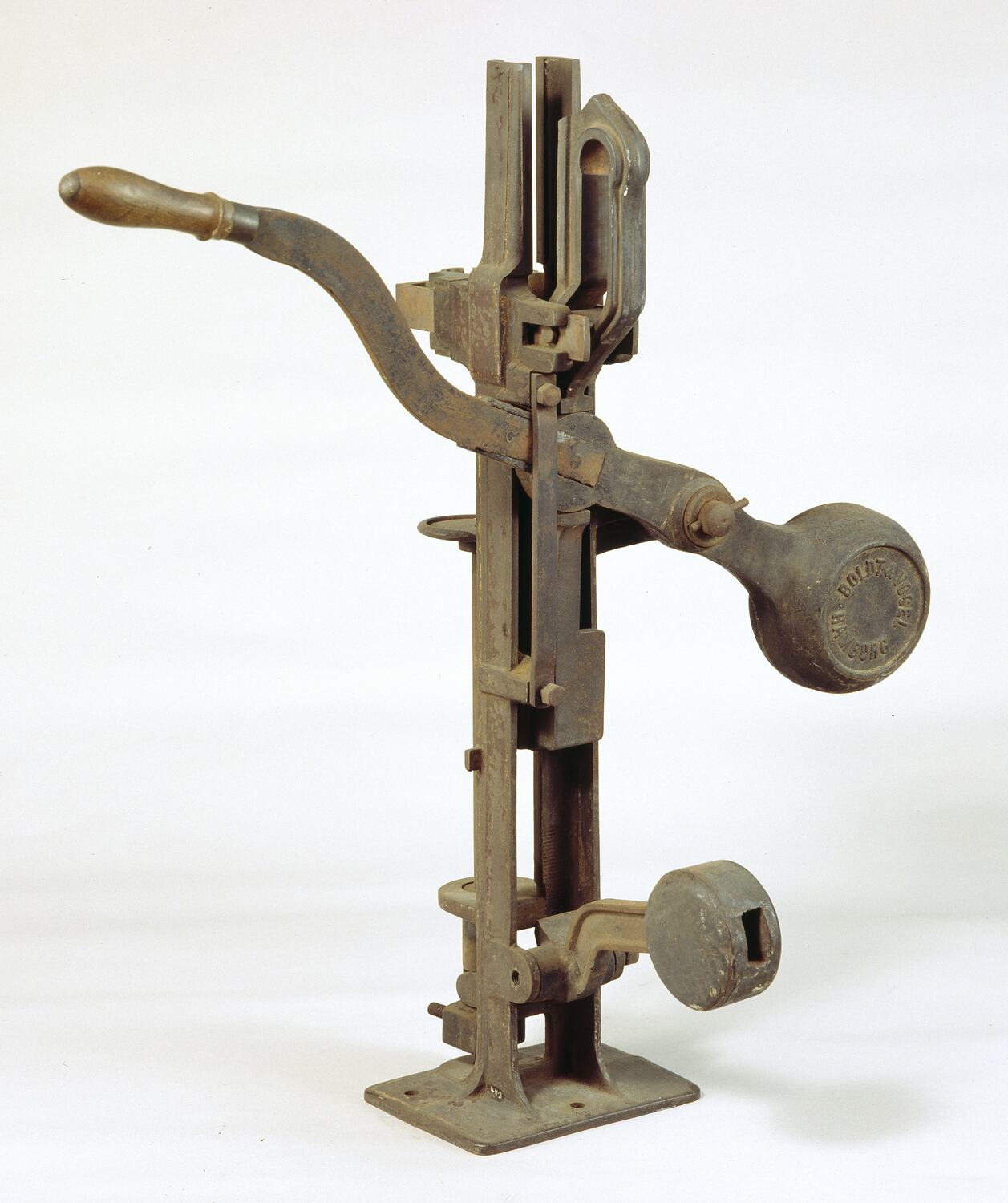 BottleCorking Machine Boldt & Vogel, Brass, circa 1900