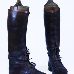 Boots - Uniform, Riding, Brown, post 1920