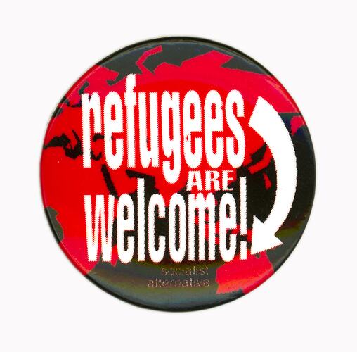 Badge - Refugees are Welcome