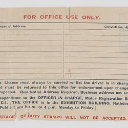 Drivers Licence - Victoria, Samuel L Gung, 18 May 1951