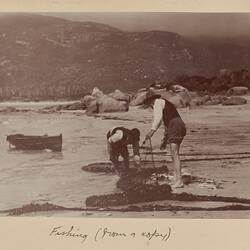 Photograph - 'Fishing', Flinders Island, 1893