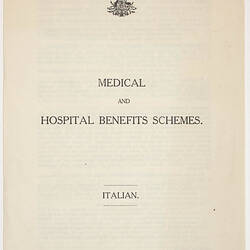 Cover of medical leaflet