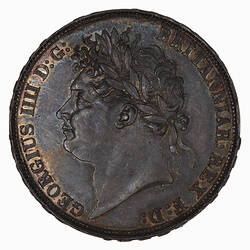 Coin - Crown,  George IV, Great Britain, 1822 (Obverse)