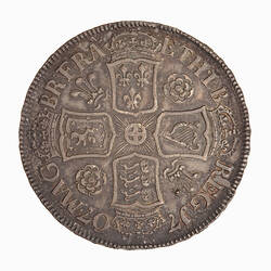 Coin - Halfcrown, Queen Anne, Great Britain, 1707 (Reverse)