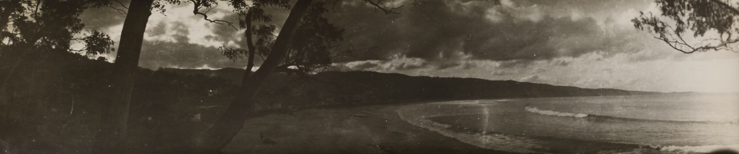 Photograph - Coastal Landscape, Lorne, Victoria, circa 1920s