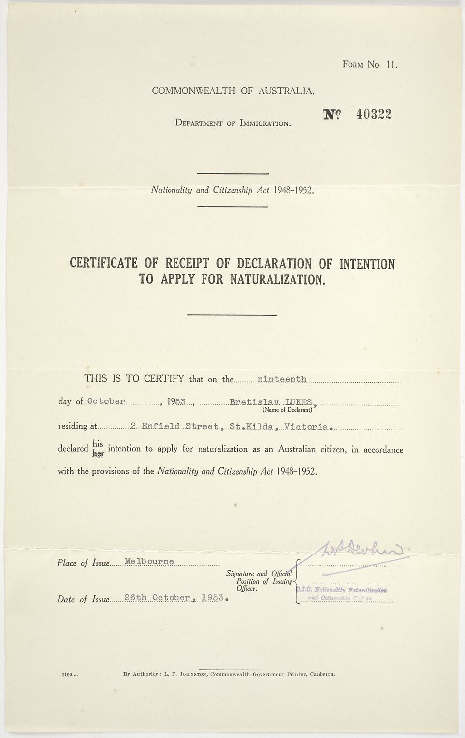 Certificate Receipt Of Declaration Of Intention To Apply For certificate-receipt-of-declaration-of-intention-to-apply-for