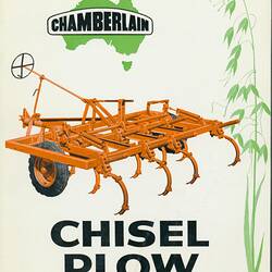 Publicity Brochure - Chamberlain Industries Pty Ltd, Chisel Plow, circa 1962