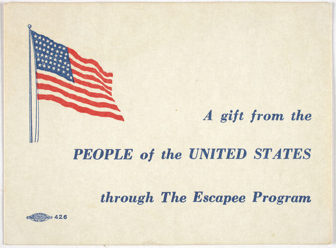 Card - A Gift From the People of the United States