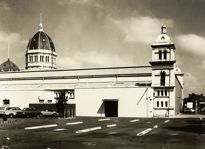Photograph - Royale Ballroom from Gate 4 Nicholson Street, Exhibition Building, Melbourne, 1979