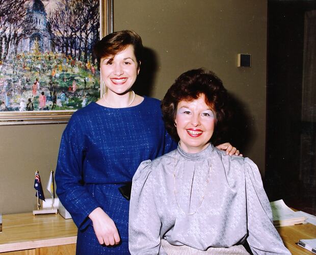 Photograph - Farewell to Ruth Bowman, Centennial Hall, Royal Exhibition Building, Aug 1984