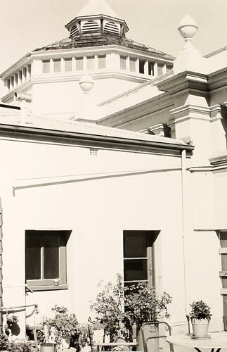 Photograph - 'The Residency' Laundry and 'The Mews', Exhibition Building, Melbourne, circa 1972