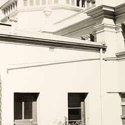 Photograph - 'The Residency' Laundry and 'The Mews', Exhibition Building, Melbourne, circa 1972