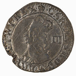Coin - Threepence, Charles II, Great Britain, 1660-1662 (Obverse)