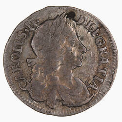 Coin - Groat, Charles II, Great Britain, 1679 (Obverse)