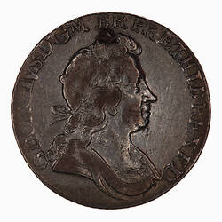 Coin - Shilling, George I, Great Britain, 1725 (Obverse)