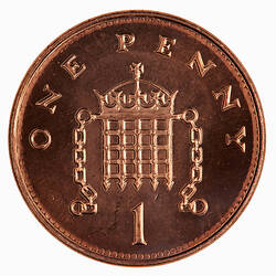 Coin - 1 Penny, Elizabeth II, Great Britain, 1999 (Reverse)