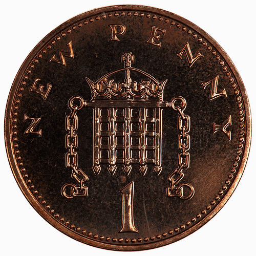 Proof Coin - 1 Penny, Great Britain, 1972 (Reverse)