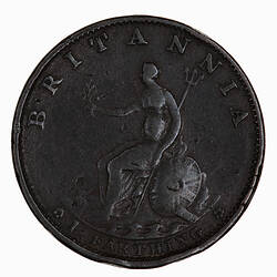 Coin - Farthing, George III, Great Britain, 1799 (Reverse)