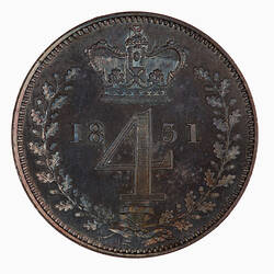 Coin - Groat (Maundy), William IV, Great Britain, 1831 (Reverse)