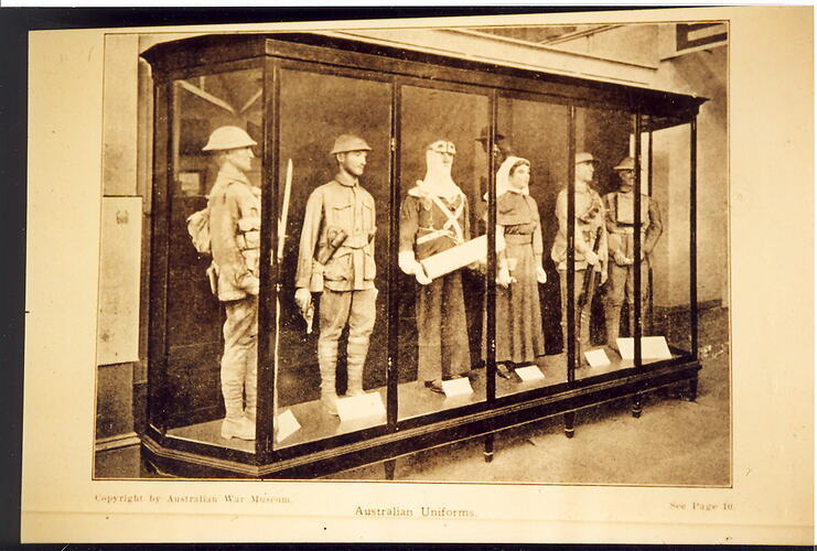 Australian Military Uniforms in Aust War Museum