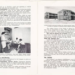 Booklet - 'Facts about Commonwealth Hostels Limited', Commonwealth Hostels Ltd, 1970